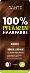 Vopsea bio pentru par pe baza de plante Bronz 100g Sante 