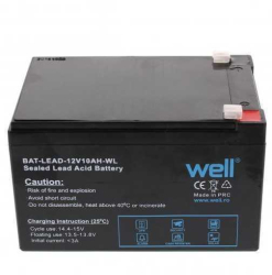 Acumulator plumb acid 12V 10AH Well BAT-LEAD-12V10AH-WL
