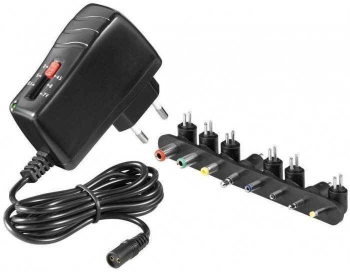 Adaptor alimentator universal in comutatie 3-7V 2.5A 2500mA Goobay 