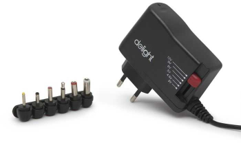 Adaptor de retea universal 1000mA 3V 4.5V 5V 6V 9V 12V CC delight 55056A 
