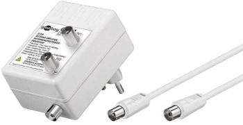 Amplificator semnal TV/antena DVB-T DVB-T2 DVB-C 2x 15dB Goobay 