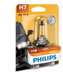 Bec auto H7 +30 12V 55W 1600lm halogen PX26d VISION PHILIPS 40607130 