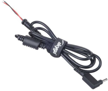 Cablu DC 4.0/1.35 mufa in unghi 0.5mm2 negru 1.2m AKYGA AK-SC-32