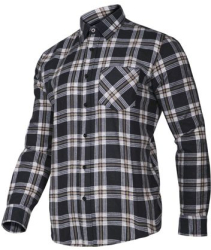 Camasa flanel cu carouri / bleumarin - m/h-17 
