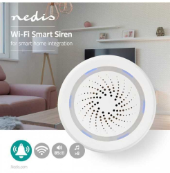 Dispozitiv de alarma cu conexiune WiFi 85dB Nedis