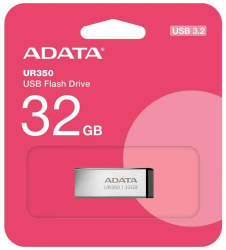 Flash drive metalic ADATA UR350 USB3.2 32GB UR350-32G-RSR/BK