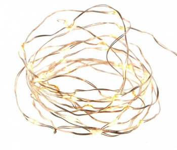 Ghirlanda luminoasa 30 micro LED-uri albe luminozitate ridicata lumina calda WELL 