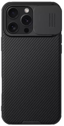 Husa pentru iPhone 16 Pro - Nillkin CamShield Pro Magnetic - Black 