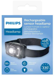 Lanterna frontala IPX4 PHILIPS SFL2000RH/10 330lm 120m cu mod senzor 