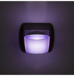 Lumina de veghe LED cu senzor tactil violet 1 LED 1W 6x4x5 cm PHENOM 