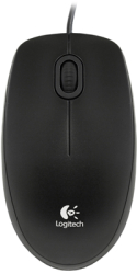 Mouse optic negru 800dpi usb logitech 