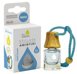 Odorizant auto Sticluta cu Amintiri DeoMaxx Parfumul Primei Vacante 5ml 