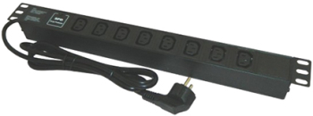 Pdu rack 19 inch 8 prize c13 16a 2m emtex 
