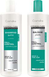Set Profesional Cosmaline anti caderea parului Sampon 500 ml si Balsam 500 ml Cosmal Cure cu cafeina