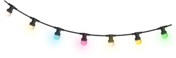 Sir iluminat festiv 10m ip44 cu 20 becuri led colorate 