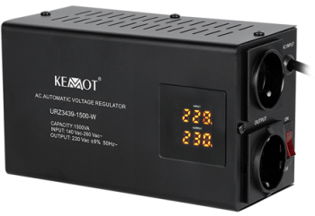 Stabilizator tensiune automat 1500va perete kemot 