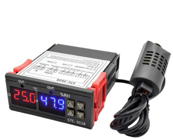 Termostat temperatura si umiditate STC-3028 230V -20 - +80° C EUROKOMP E6137 