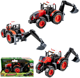 Tractor cu frictiune si cupa excavare 