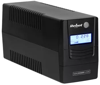 Ups offline nanopower plus 1000 1000va/600w rebel 