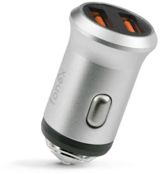 Incarcator auto cu doua porturi USB-A 10W FONEX