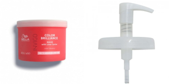 Masca de par Wella Professionals Invigo Color Brilliance Fine/Normal pentru par vopsit cu structura subtire/normala 500 ml + Pompa dozatoar 