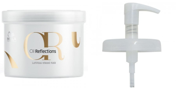 Masca pentru luminozitate Wella Professionals Oil Reflections 500ml + Pompa dozatoare 
