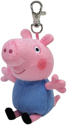 Plus Breloc Ty 8.5cm Beanie Bellies Peppa Pig George 