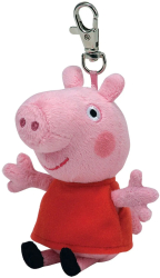 Plus Breloc Ty 8.5cm Beanie Bellies Peppa Pig Peppa 