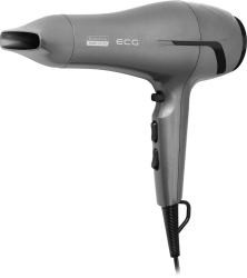 Uscator de par cu ionizare ECG Modifica Grigio Grande 2200 W 2 viteze 3 niveluri de temperatura gri 
