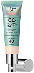 CC Cream cu finisaj natural si protectie solara It Cosmetics CC+ Natural Matte SPF40 fair porcelain 32 ml 