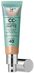 CC Cream cu finisaj natural si protectie solara It Cosmetics CC+ Natural Matte SPF40 neut medium 32 ml 