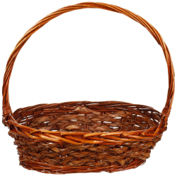 Cos bambus cu maner DecorCasa 38 x 31 x 12 cm 
