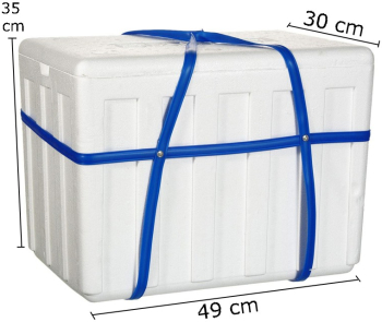 Cutie Incapatoare Termoizolanta Portabila pentru Camping si Plaja Capacitate 34L Material Foilizol cu Izolatie de 3cm Usoara si Rezistenta 