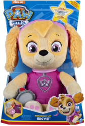 Patrula Catelusilor Plus Snuggle Up Skye Cu Burtica Luminoasa 