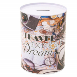 Pusculita metalica Pufo Travel Explore Dream 15 cm