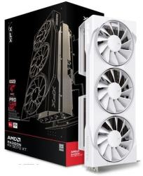 Placa video XFX Swift AMD Radeon RX 9070 XT White Triple Fan Gaming Edition 16GB GDDR6 256bit 