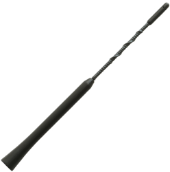 Antena Auto Exterior Neagra 24Cm Cu 2 Adaptoare 5-6Mm 