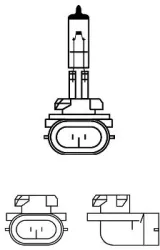 Bec Proiector H27W/2 12V Pgj13 VIsion Philips 