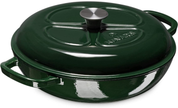 Oala antiaderenta din fonta Navaris pentru plite/cuptoare - 29 5 cm - 3 5 L - Verde 52479.01.80 