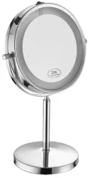 Oglinda iluminata led 3w pentru make up 6400k cu baterii 4xaa 