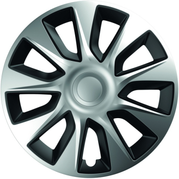 Set Capace Roti 14 Silver and black Stratos 