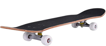 Skateboard Klausstech 70x20 Cm Usor Design Modern Destinat Copiilor Material Lemn Durabil Roti Silicon Multicolor