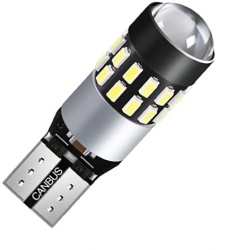 Bec led canbus model T10 30SMD alb rece cu lupa
