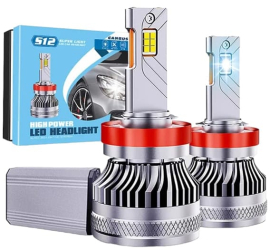 Becuri LED Auto H8 / H11 AutoREY® SUPER CSP Iluminare 360° pentru fiecare bec Cu cipuri CSP 6000K Alb Rece 136W 30.000LM Canbus 
