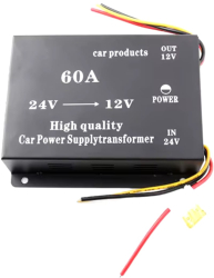 Convertor Coborator de Tensiune 24V - 12V 60A 600W &ndash Ideal pentru Rulote Camioane si Alte Vehicule 