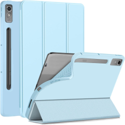 Husa Ultra Slim pentru Lenovo Idea Tab Pro / Tab P12 12.7 Silicon TPU Smart Cover - Ice Blue 