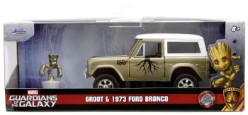 Jada Marvel Set Masinuta Metalica Ford Bronco Si Figurina Groot 