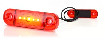 Lampa Gabarit Led 712 W97.2 12V-24V Pozitie Rosu Was 