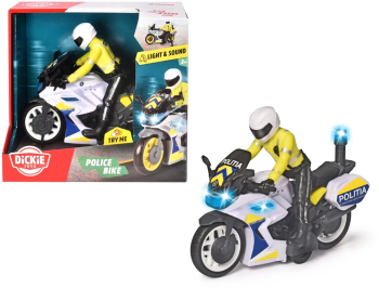 Motocicleta De Politie 17cm 