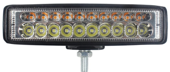 Proiector led Off Road 18W cu semnalizare alb si galben 